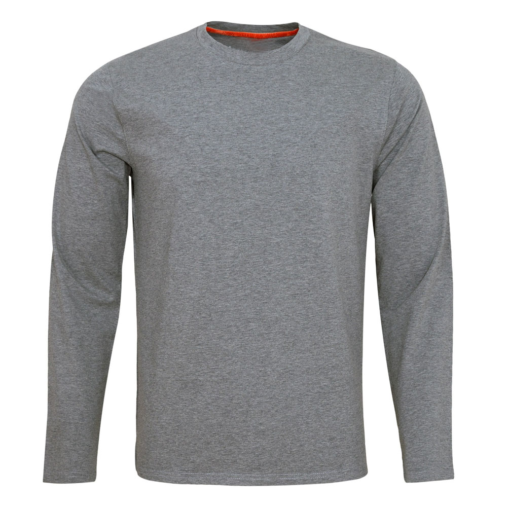 GREY-PLAIN-FULL-SLEEVE-T-SHIRT